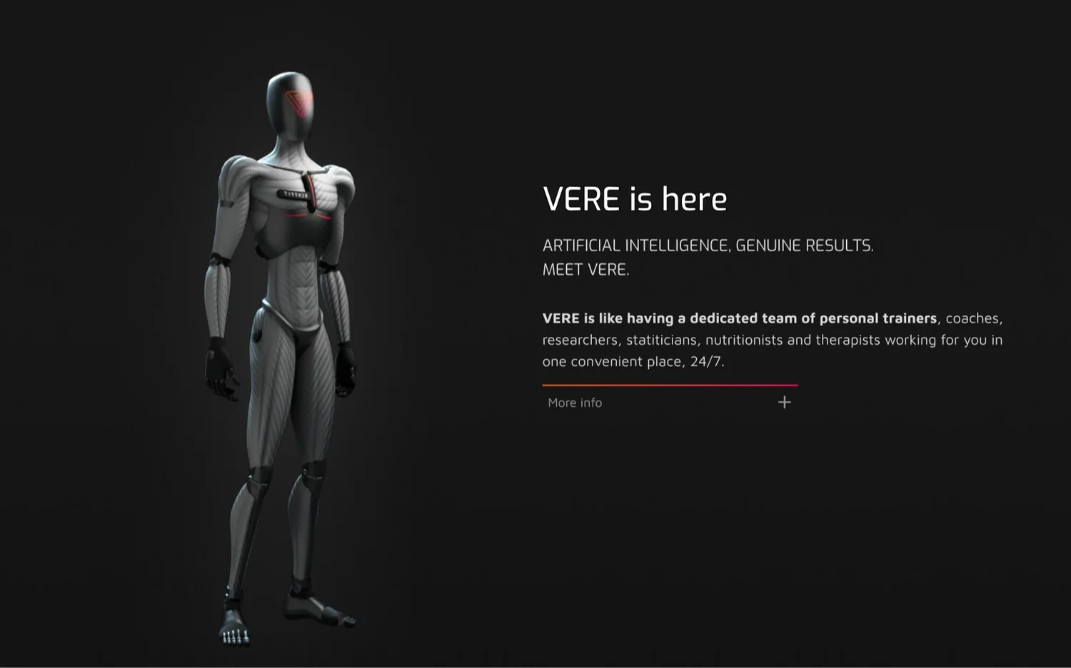 Initial sketches and concepts for the VERE section of the website
