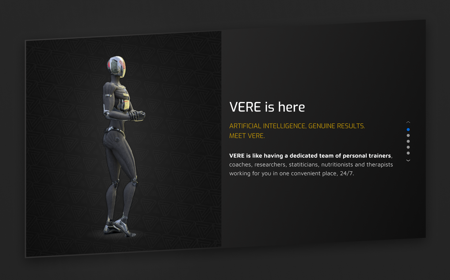 Iteration on the VERE section